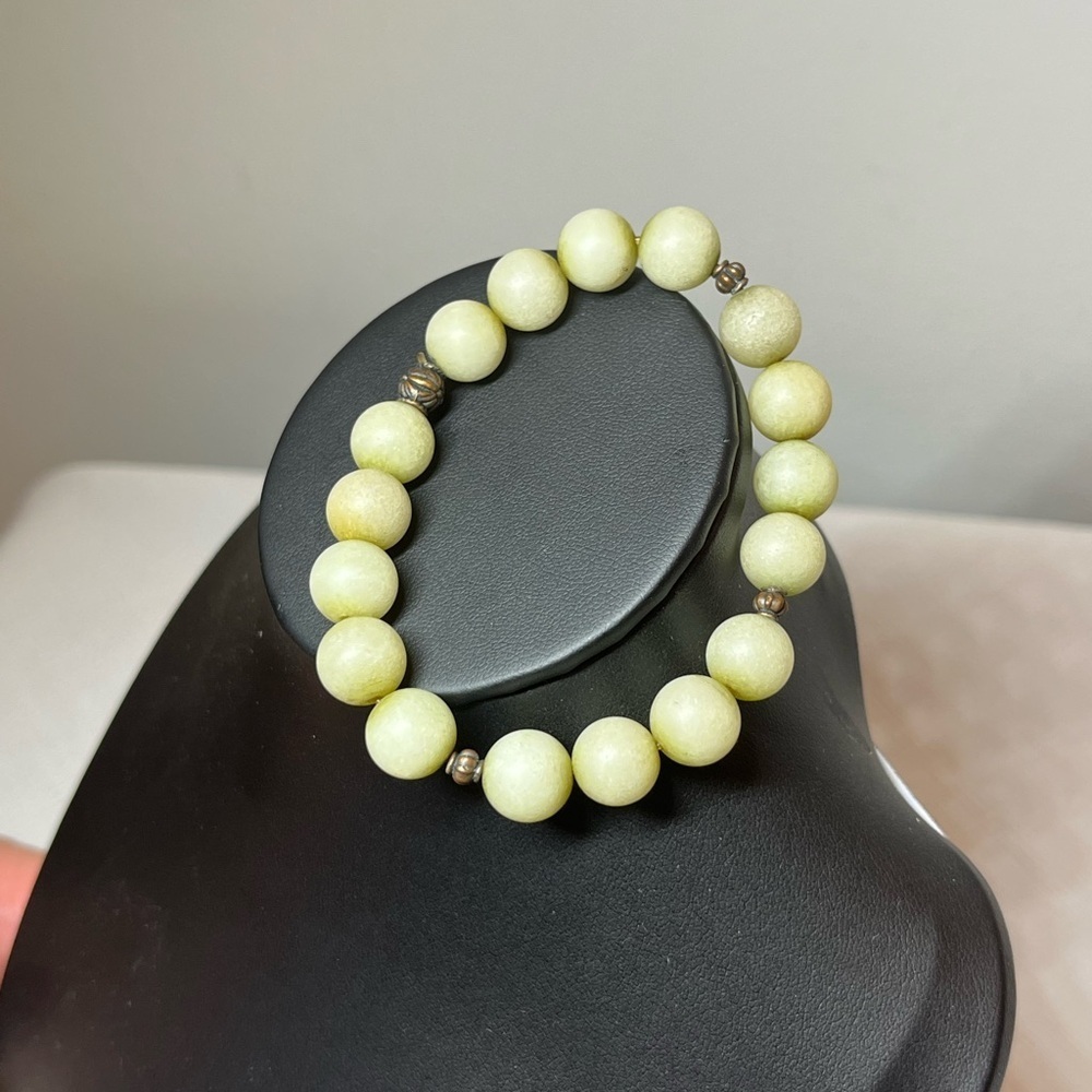 Beaded stretch bracelet. 
Stack em up for a fun boho look